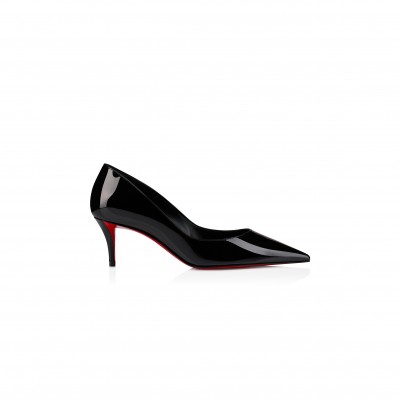 CHRISTIAN LOUBOUTIN MISS Z 60 MM PUMPS-PATENT CALF LEATHER-BLACK-WOMEN 1250938B439